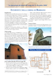 Interventi di ristrutturazione nella chiesa di Barbiano (PR) - ITON SRL