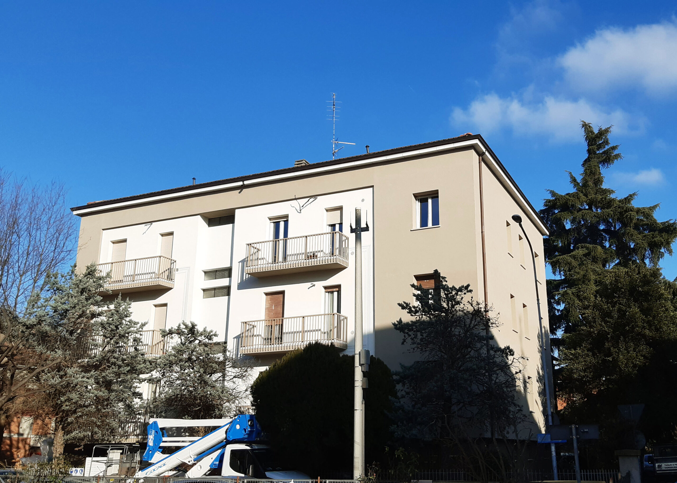 Eco Sisma Bonus, condominio Bellelli in Via Giordano a Reggio Emilia.